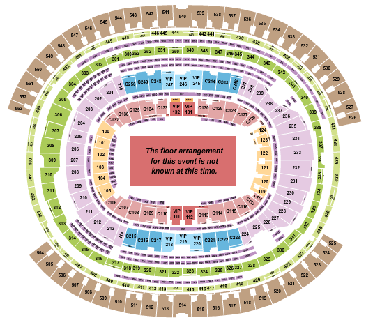 Sofi Stadium Wrestlemania Seating Chart